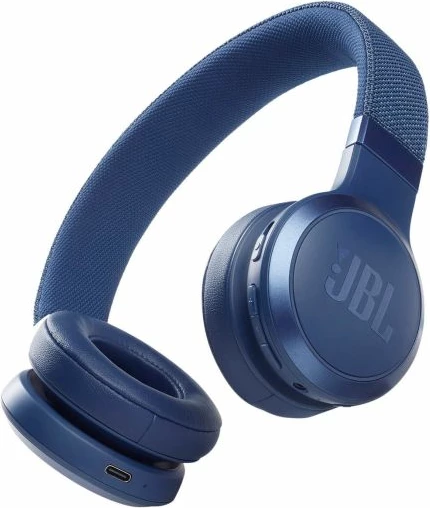 Kufje JBL Live 460NC Bluetooth wireless mbi vesh, ANC, 40mm, 50h bateri, blu