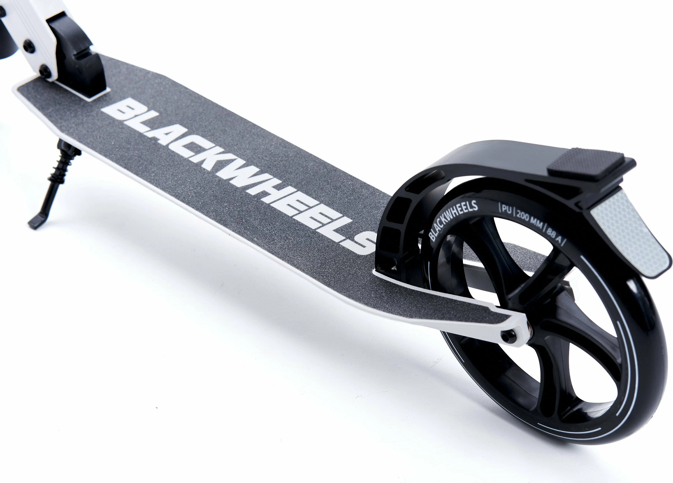 Skuter urban Blackwheels Orio, rrota 200 mm, ABEC-7, i palosshëm, max 100 kg, bardhë/zi