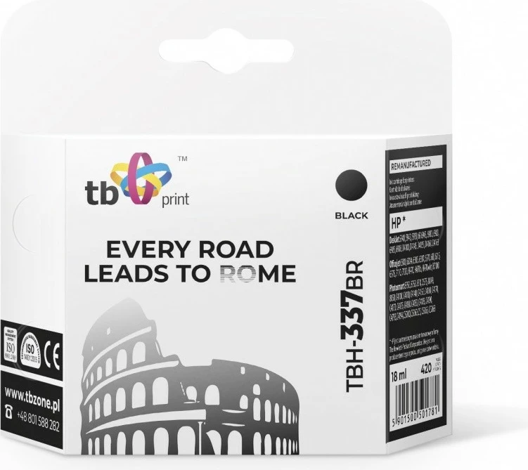 Toner TB Print TBH-337BR për HP Deskjet/Officejet/Photosmart, i zi
