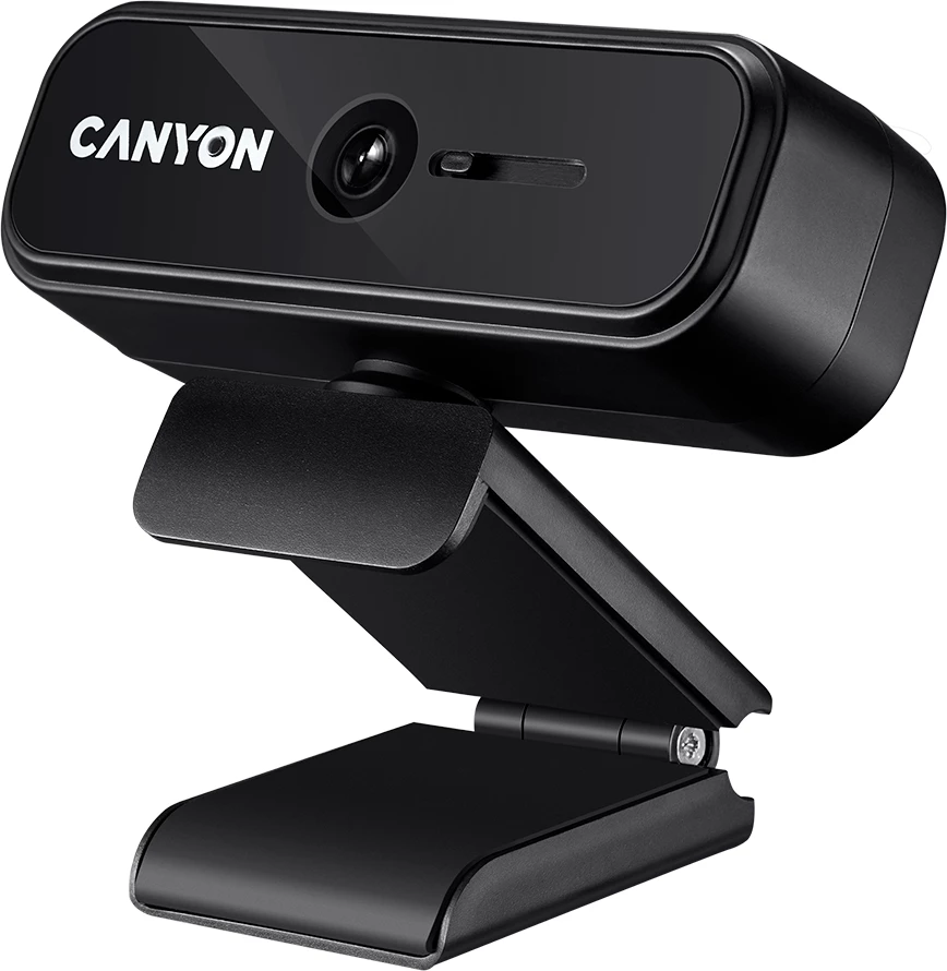Webcam CANYON C2N Full HD 1080p USB me mikrofon, 30fps, e zezë