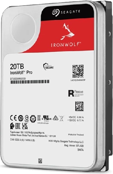 Disk HDD Seagate IronWolf Pro, 3.5", 20000 GB, i zi