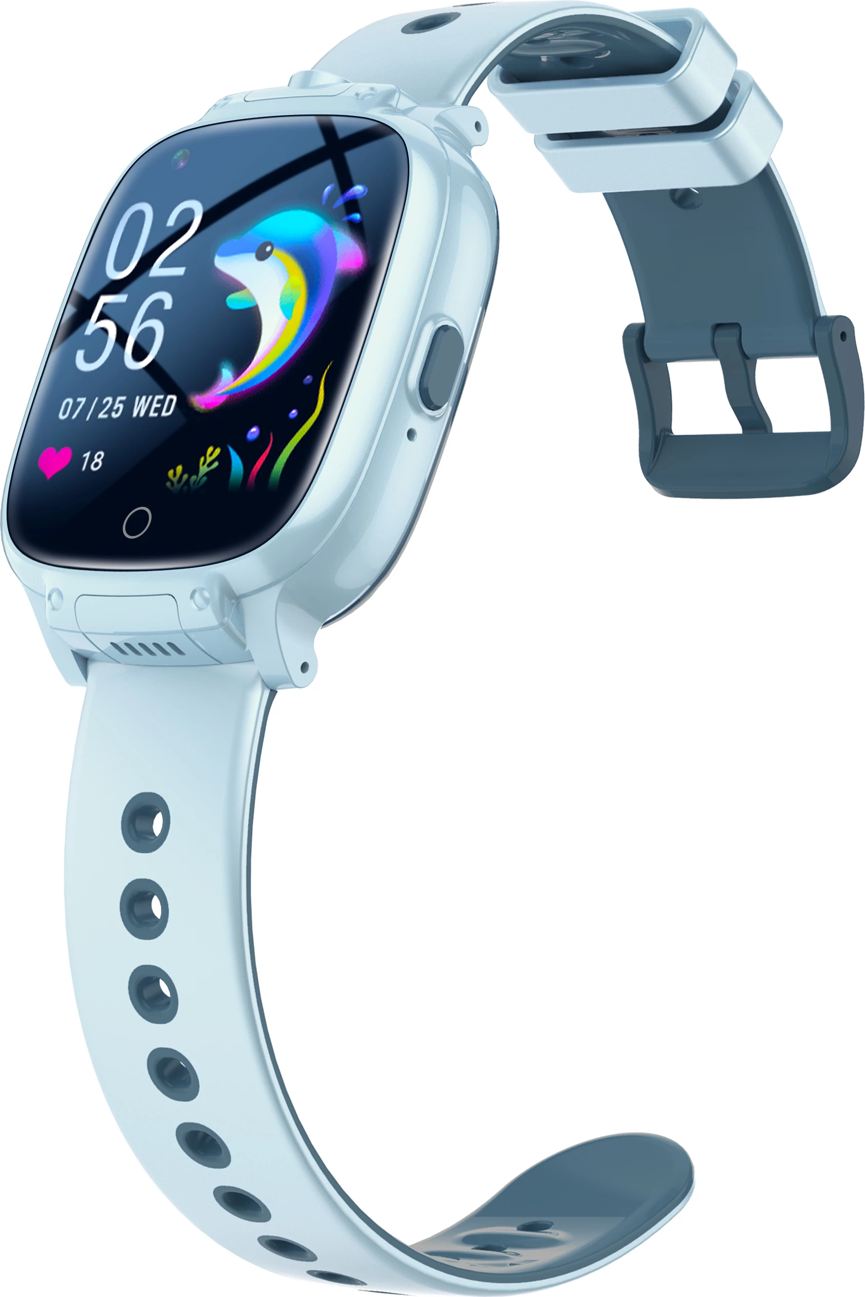 Smartwatch Moye Joy Kids 4G me GPS, dy kamera, IPX7, 700 mAh, blu