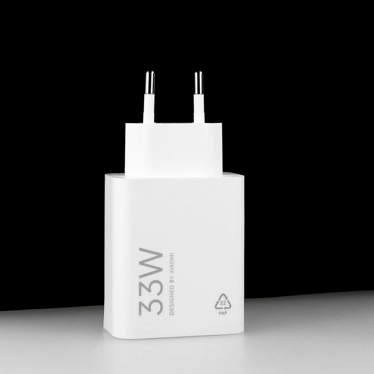 Karikues muri Xiaomi MDY-16-EF 33W 1xUSB-A me kabllo USB-C 3A prizë EU, i bardhë