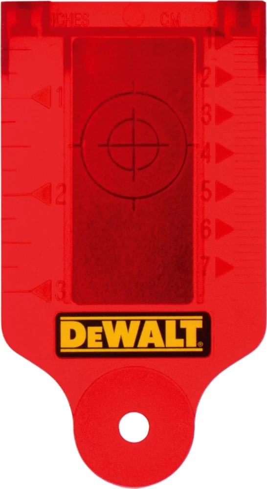 Target magnetik për nivel laser DeWalt DE0730, e kuqe