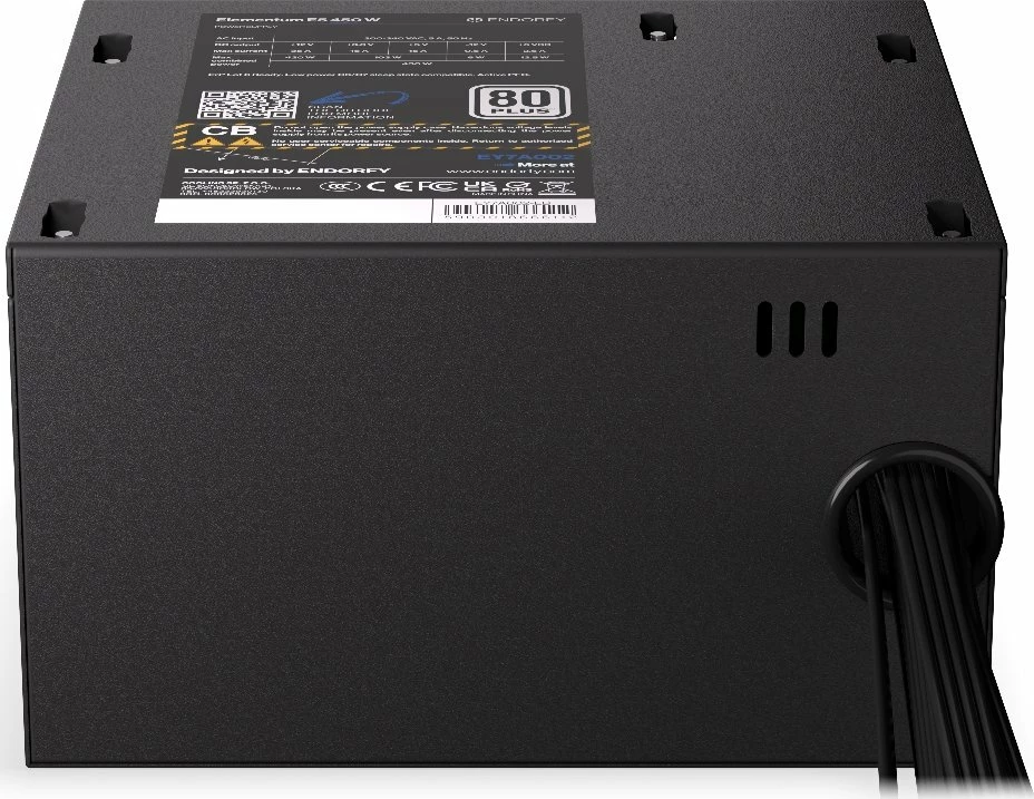 Furnizues rryme Endorfy Elementum E5 EY7A002 450W 80 Plus ATX, i zi