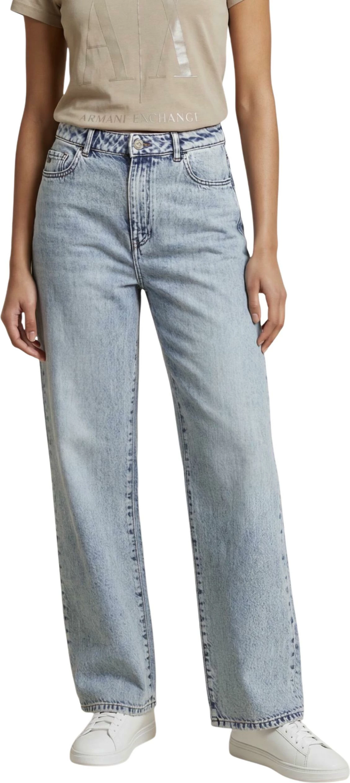 Pantallona xhinse për femra Armani Exchange XW000100 AF21338, denim