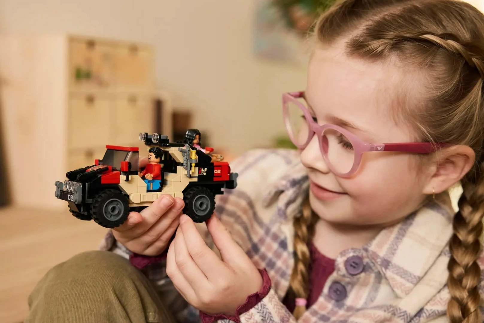 Set LEGO Jurassic World 76972 Raptor Off-Road Escape, 285 pjesë