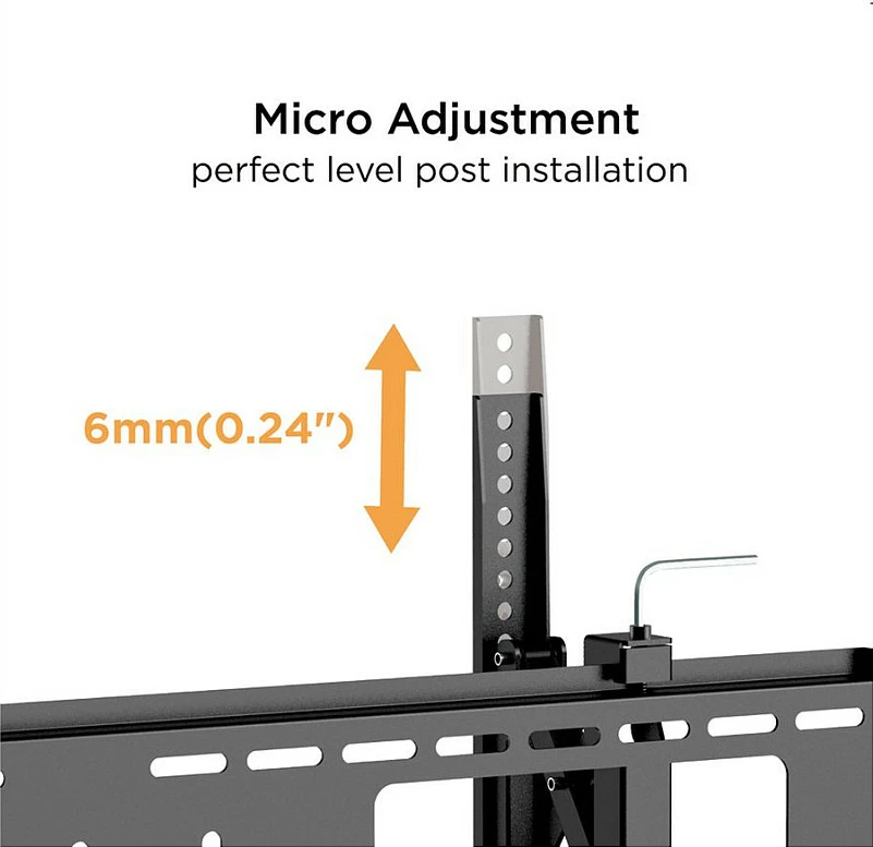 Mbajtës muri për TV VALUE 17.99.1185, VESA 200x200-600x400, 37"-80", i zi
