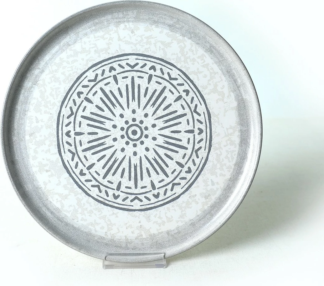 Set enësh për drekë, qeramikë, 24 copë, ngjyrë guri, Hermia Concept, X0001491700000000000000000
