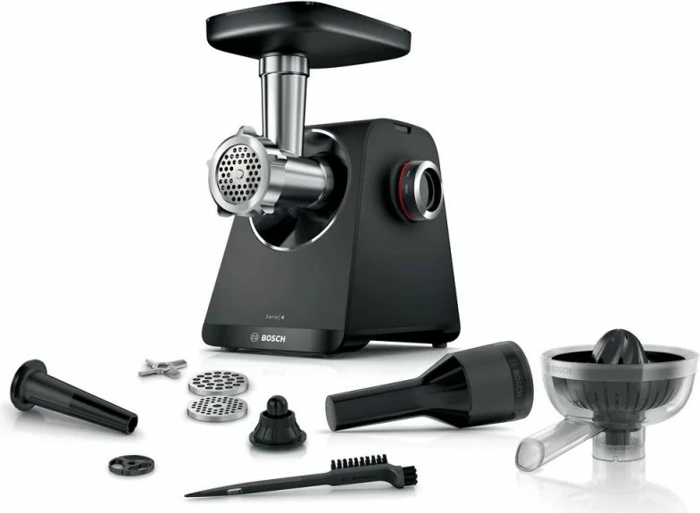 makinë grirëse mishi BOSCH MFW S430B, argjendtë/zezë