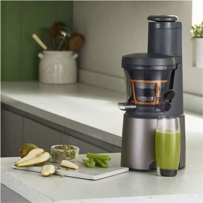 Shtrydhëse e ngadalshme Kenwood PureJuice XL JMP85.000SI 230 W 0.6 L vertikale, argjend