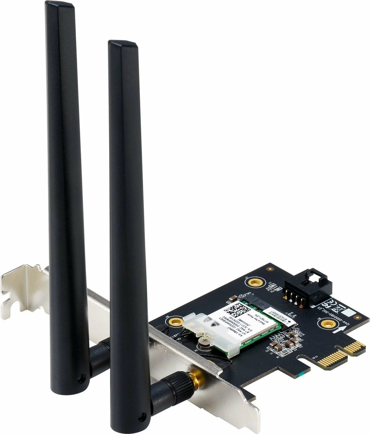 Kartë rrjeti Wi‑Fi Asus PCE-AXE5400 (90IG07I0-ME0B10), PCIe, Wi‑Fi 6E, Bluetooth 5.2, 2402 Mbps, WPA3, e zezë