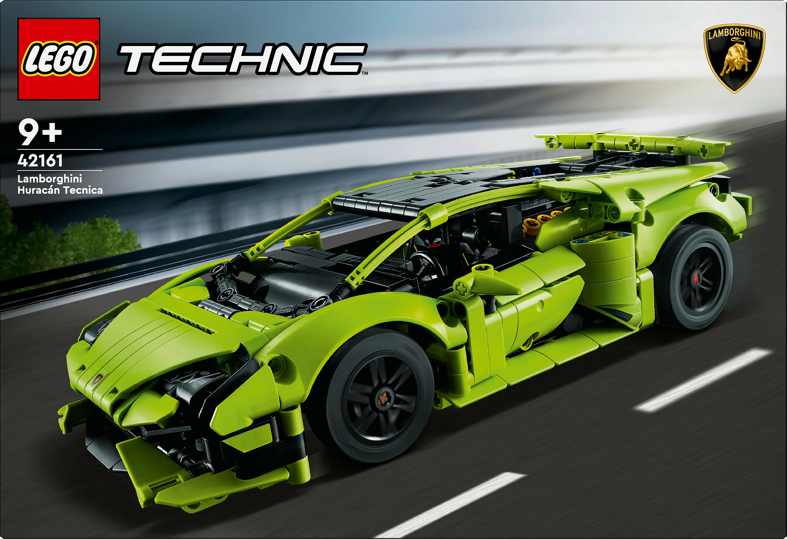 Set ndërtimi LEGO Lamborghini Huracán Tecnica, 806 pjesë, shumëngjyrësh