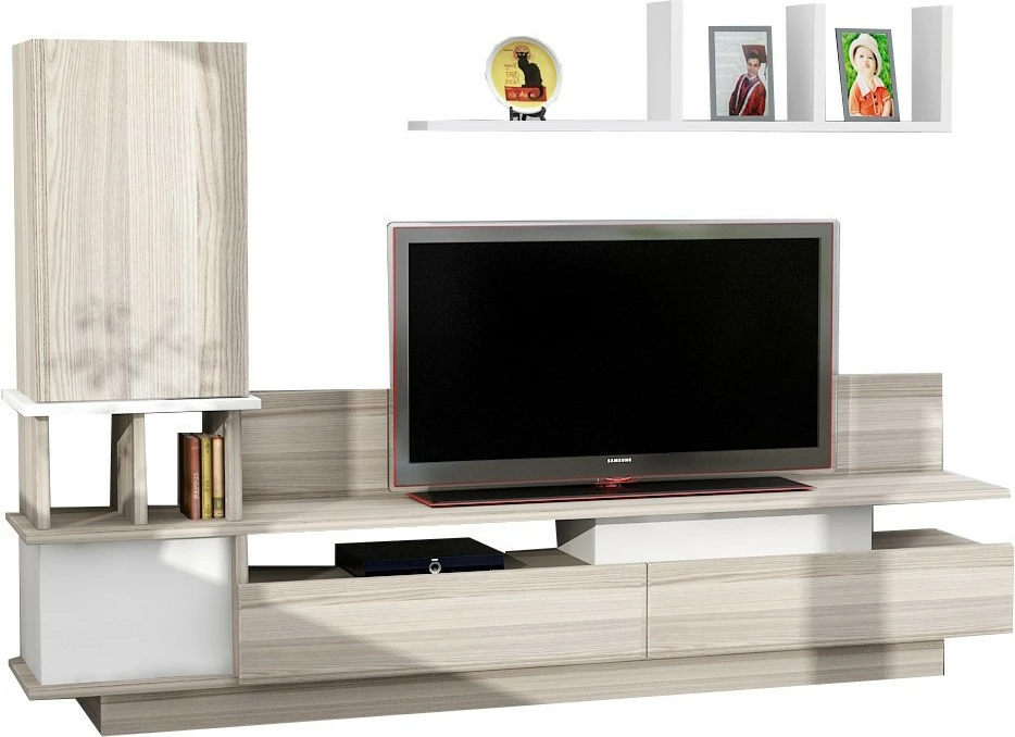 Komodë TV Hanah Home, Como, e bardhë dhe Cordoba