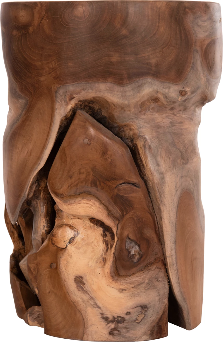 Stomp stol/sipërfaqe tavoline, dru tik natyral, FH9350.11, 30x45cm