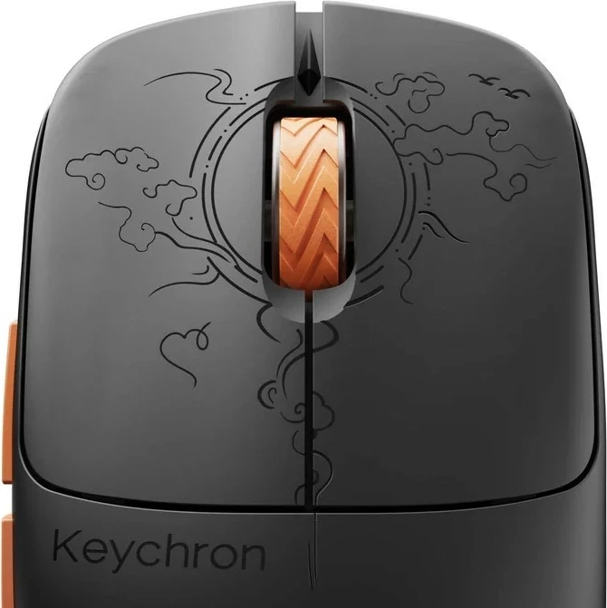 Maus Keychron G3-Z1 3950 8K, pa kabllo, 30000 DPI, karbon fiber, i zi