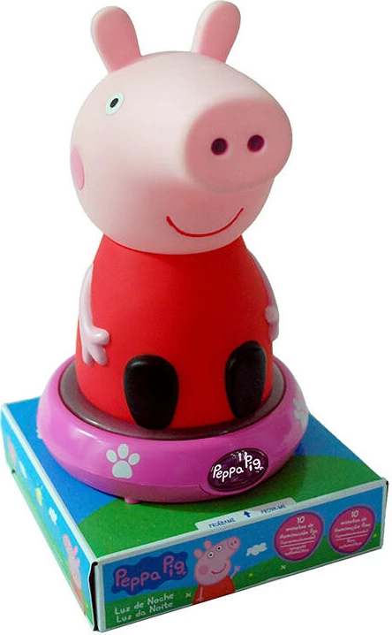 Llambë nate KiDS Licensing Peppa Pig PP17028, me figurë Peppa Pig, me bateri