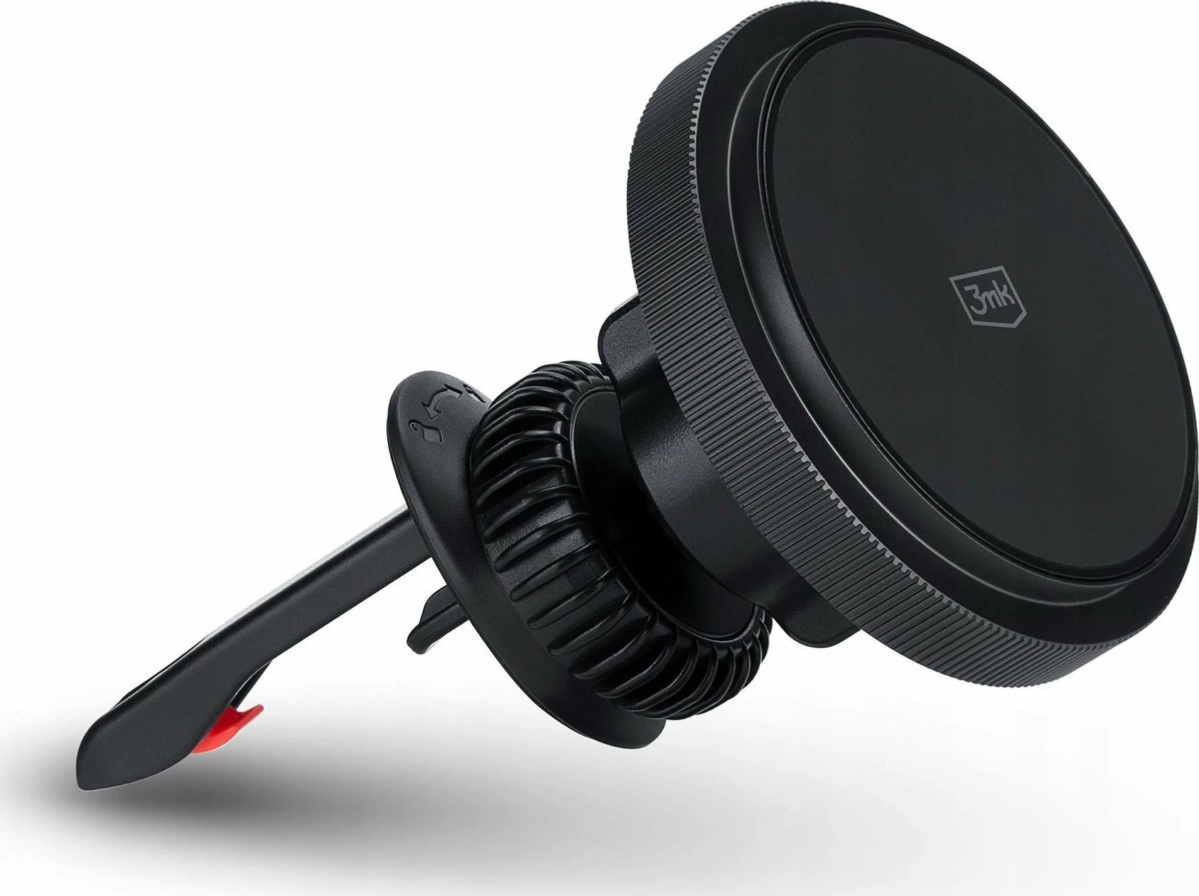Mbajtës magnetik me karikim wireless për ventila makine 3MK Car MagCharger MagSafe 15W, i zi