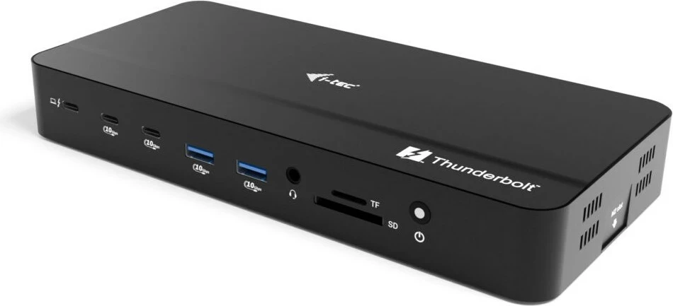 Doking stacion i-tec Thunderbolt 5, triple display, M.2 slot, 6x USB, 2.5 GLAN, Power Delivery 140W, zi