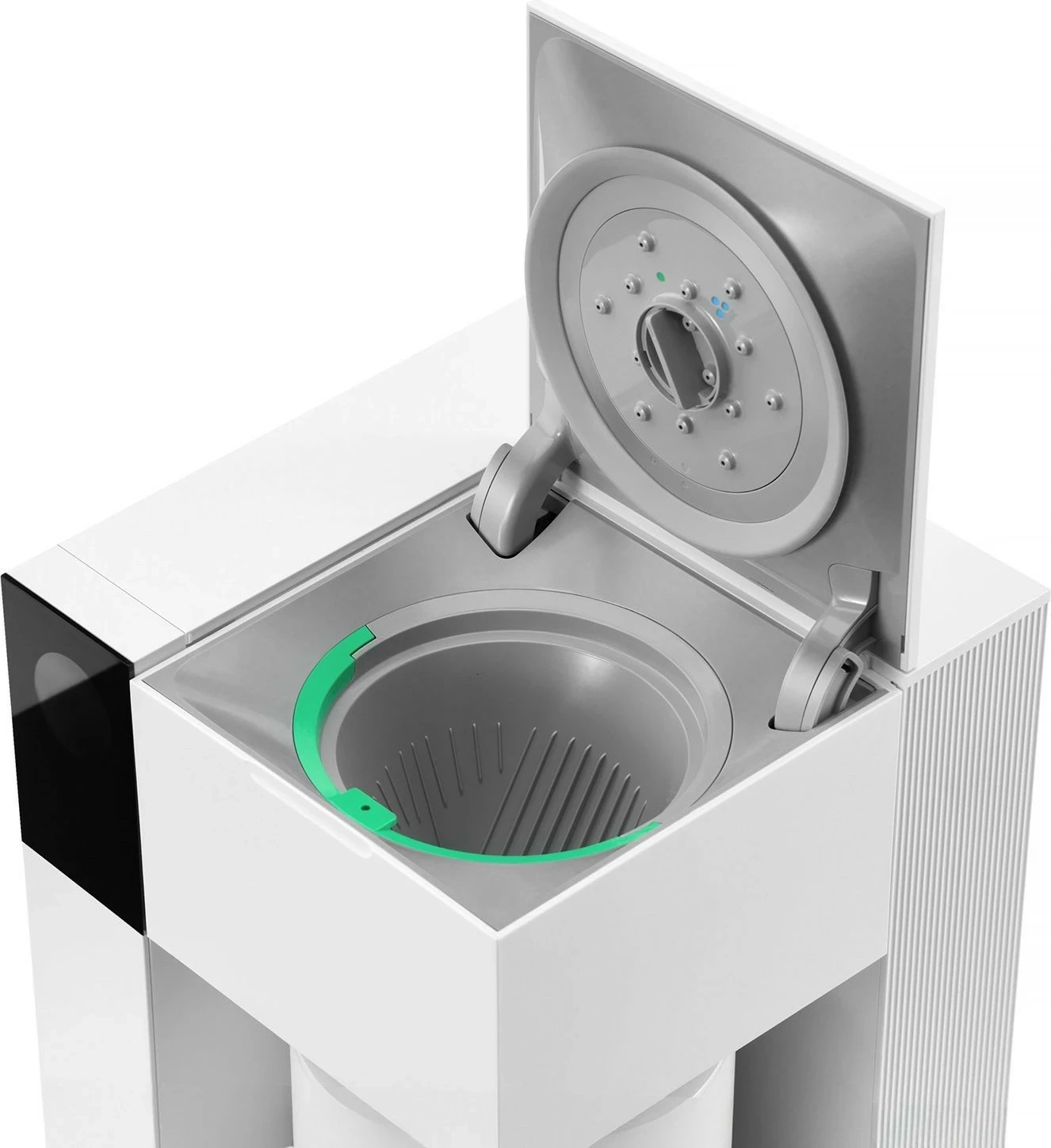 Aparat kafeje drip Fellow Aiden, 10 filxhana, Wi-Fi, ekran ngjyrë, i bardhë mat