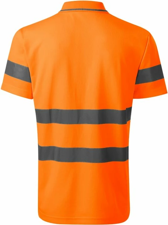 Fanellë polo për meshkuj Rimeck, portokalli fluoreskente