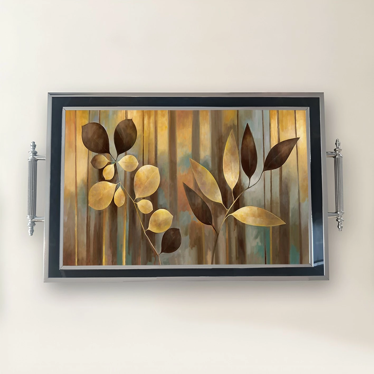 Tabaka dekorative prej qelqi, shumëngjyrëshe, Aberto Design, TPG9883