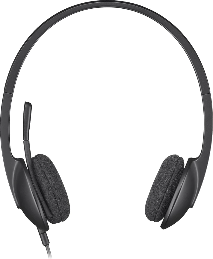 Kufje Logitech H340, USB, stereo, me mikrofon, Black
