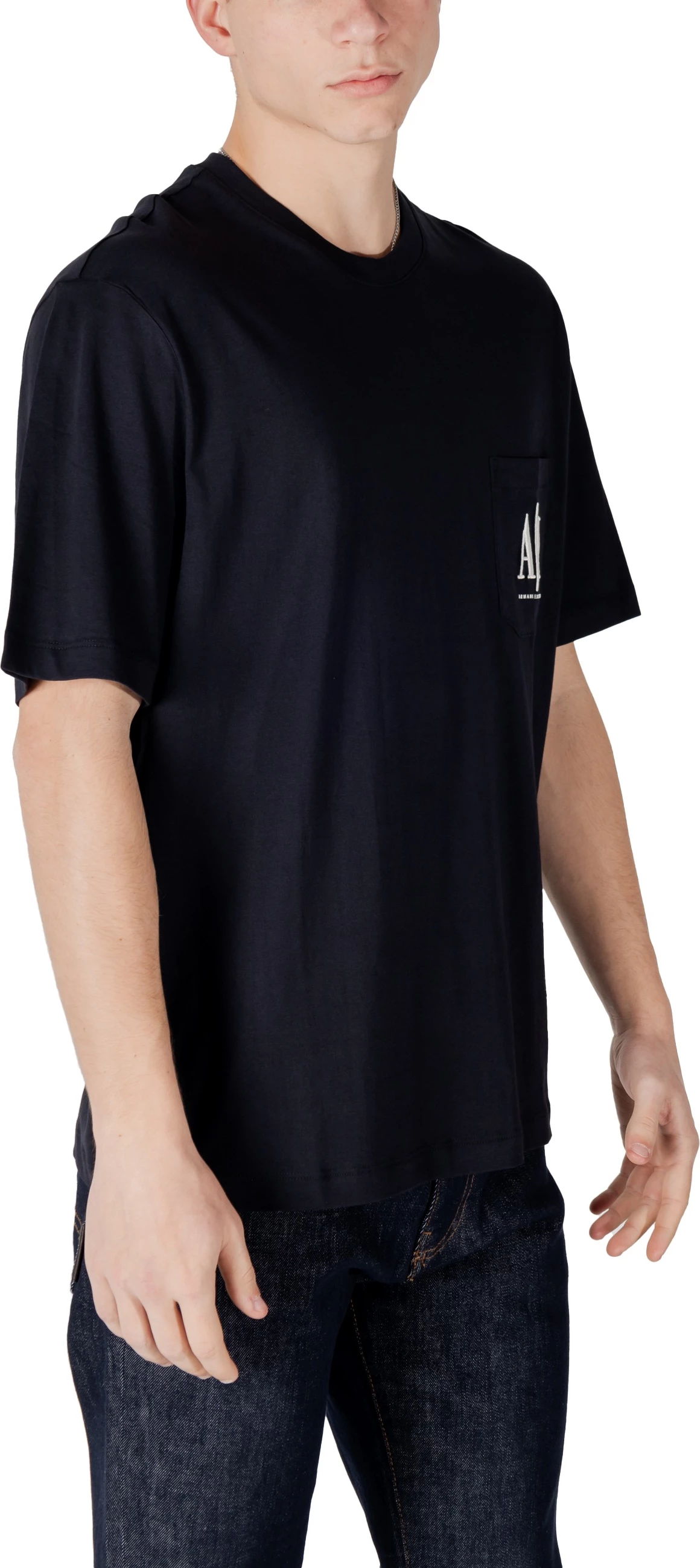 Maicë për meshkuj Armani Exchange XM000366 AF12308, e kaltër [Madhësia: L]