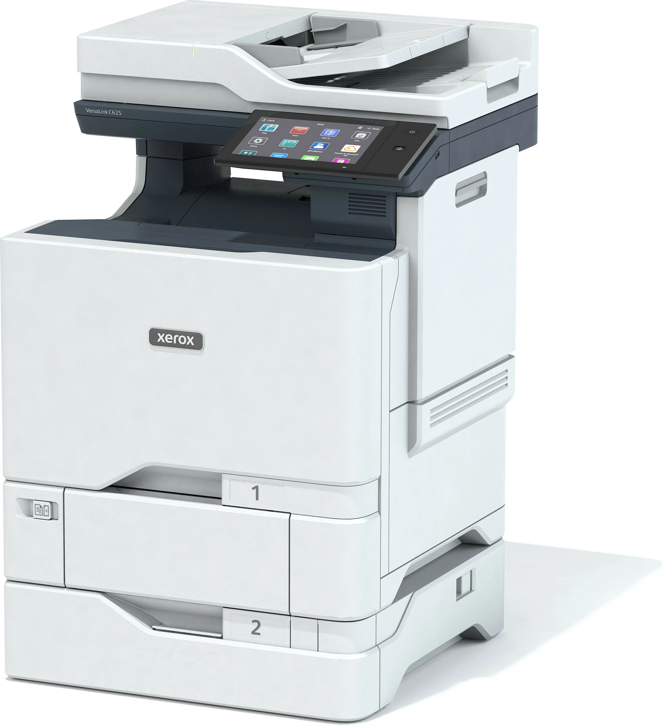 Printer multifunksional Xerox VersaLink C625DN, kolor, USB/LAN, skanim & printim duplex, gri/kaltër