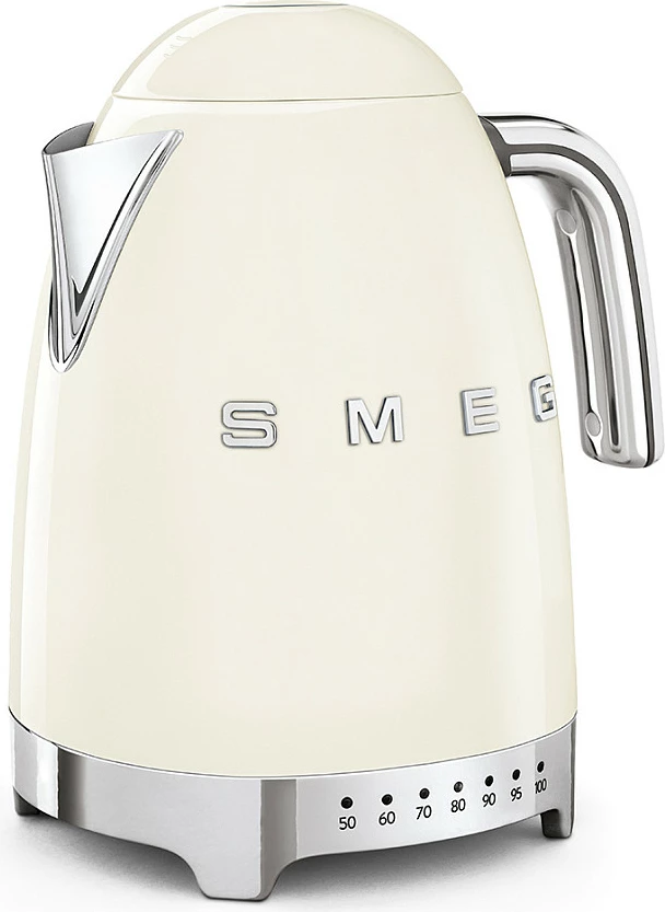 Ibrik elektrik SMEG KLF04CREU, 1.7L, 2400W, krem