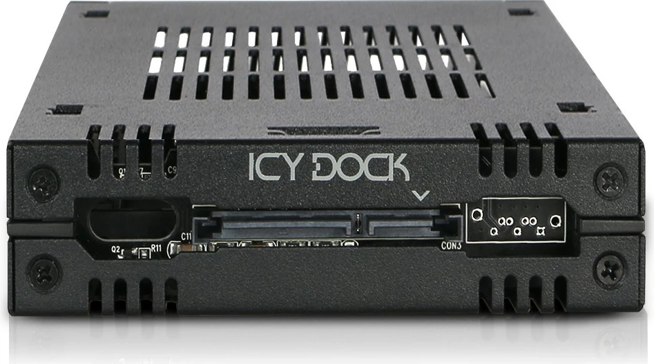 Kuti HDD/SSD IC Intracom Icy Dock MB741SP-B, 2.5", SAS-3/SATA III, Hot-swap, e zezë