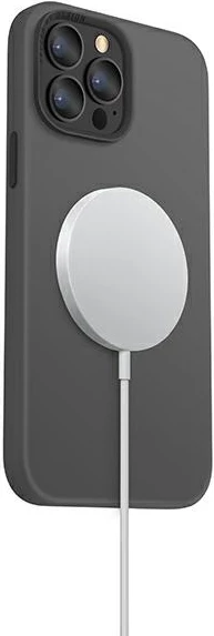 Mbështjellës UNIQ Lino Hue për iPhone 13 Pro Max, MagSafe, Gri