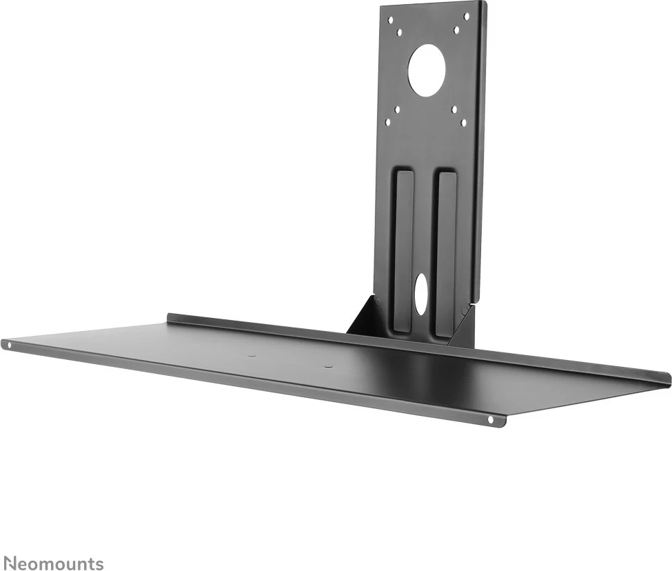 Raft tastiere/mausi Neomounts Newstar KEYB-V200BLACK, VESA 75x75/100x100, 65cm, çelik, e zezë