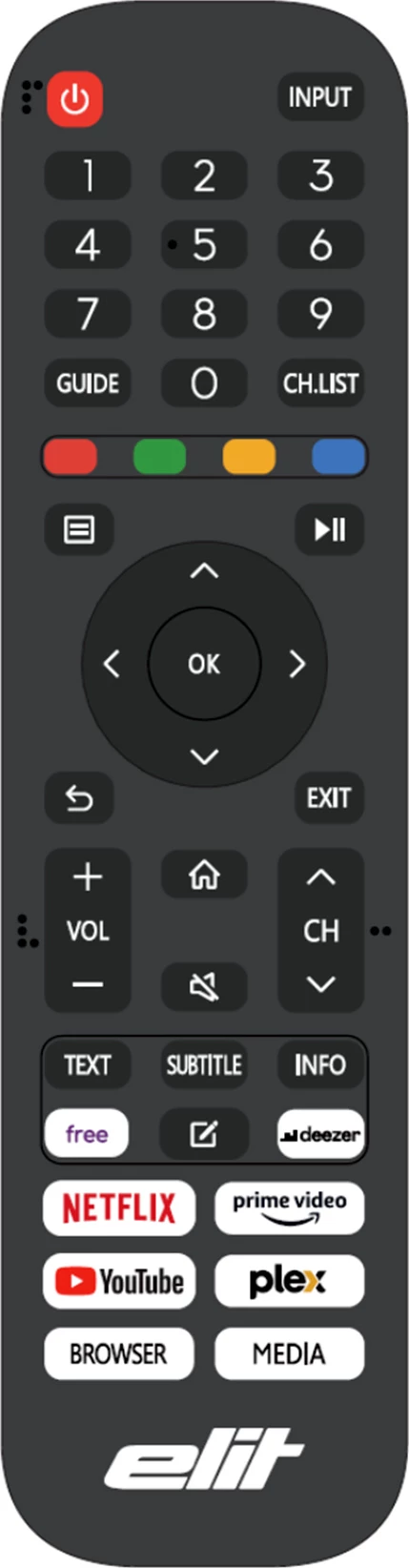 Televizor Smart LED Elit V-4024FHDTS2 40\" Full HD me VIDAA