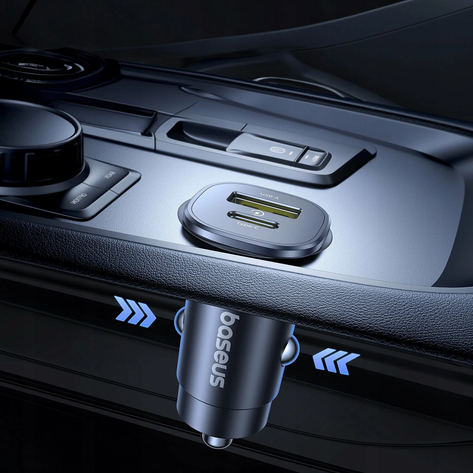 Karikues veture Baseus GoTrip C+U 30W 1x USB-A 1x USB-C 3.5A, i zi