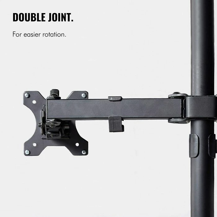 Mbajtës desktop për 4 monitorë VONHAUS 3000113 deri 32", VESA 75x75/100x100, 8 kg për ekran, i zi, set për 4 monitorë