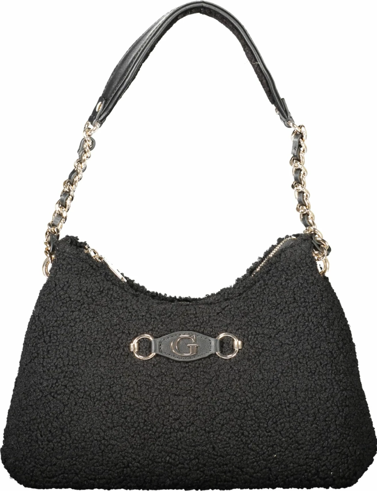 Çantë femrash GUESS JEANS ASLIA, e zezë