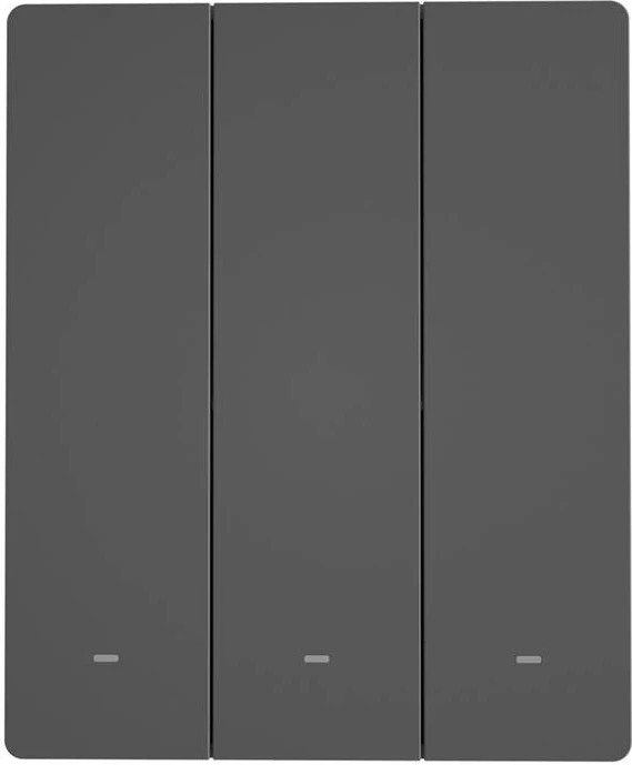 Kasë inteligjente Sonoff M5-3C-80, 3 kanale, WiFi, grafit