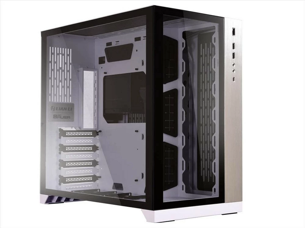 Lian Li PC-O11 Dynamic Midi Tower, Tempered Glass (White)