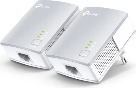 Adapter Powerline TP-LINK TL-PA4010 KIT AV600, 600 Mbps, 1x 10/100 Ethernet, set 2 copë, i bardhë