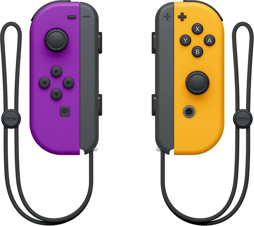 Gamepad Nintendo Joy-Con, Bluetooth, për Nintendo Switch, Portokalli/Vjollcë