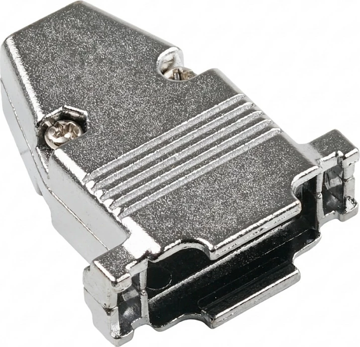 Kapak metalik D-Sub 15-pin EFB Elektronik E-GP15G, me lehtësues tensioni, argjendtë