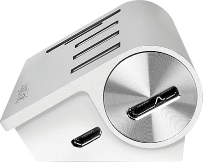 USB hub LogiLink, 3 porta USB 3.0 me lexues kartelash SD/microSD, argjendtë