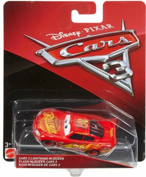 Makinë lodër Mattel Disney Pixar Cars 3 DXV29, metal, shkallë 1:55, mix P24, e kuqe