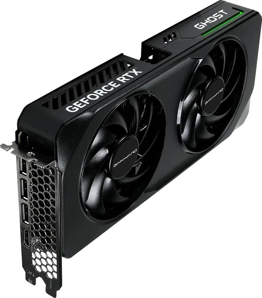 Kartelë grafike Gainward GeForce RTX 5060 Ghost, 8GB GDDR7, PCIe 5.0, RGB, e zezë