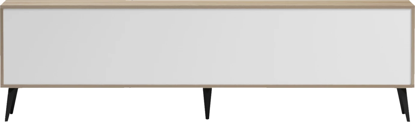Komodë TV SAVORE, melaminë sonama-e bardhë, 180x35.5x51cm