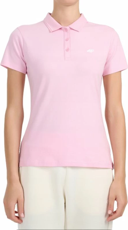 Maicë polo për femra 4F F0768, rozë e çelët