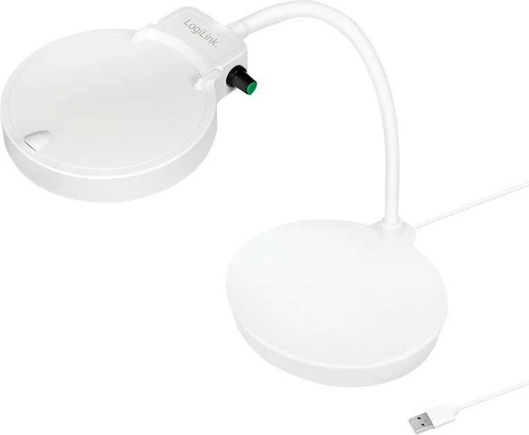 Lupë ndriçuese me bazë LogiLink WZ0067, 8/36 dioptri, e bardhë