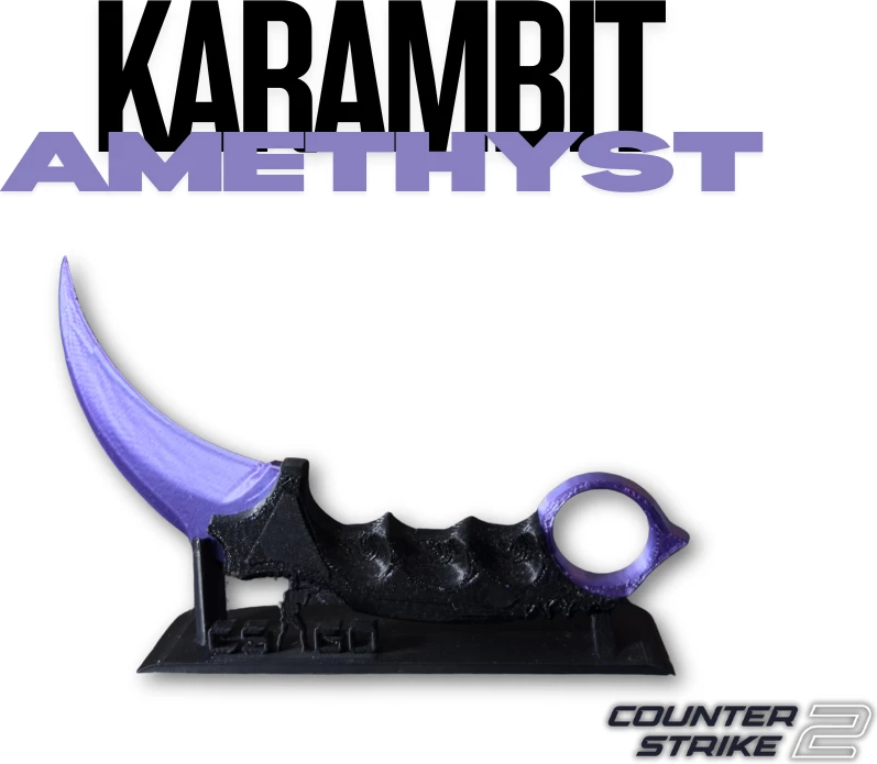 Thikë CS2/CS:GO - Karambit Amethyst