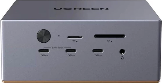 Stacion dokimi Thunderbolt 5 UGREEN Revodok Maxidok 85590F 17-në-1, 8K@60Hz, 240 W, M.2 NVMe, gri